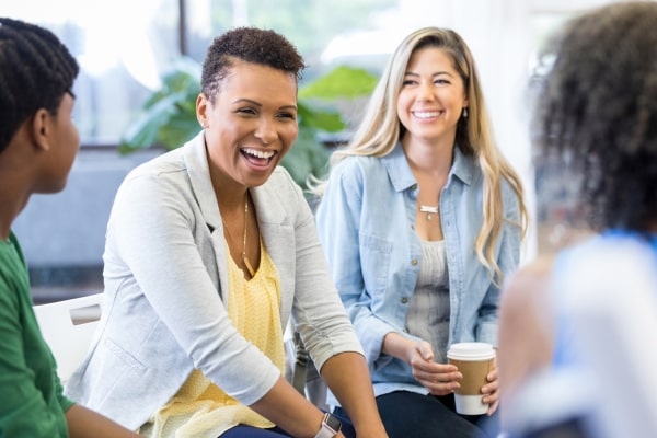 Group of people talking